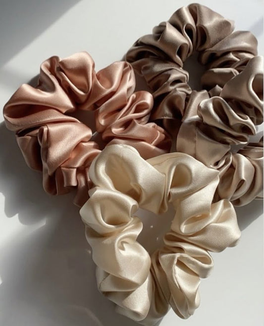 Nude Palette Pure Silk Scrunchie Collection